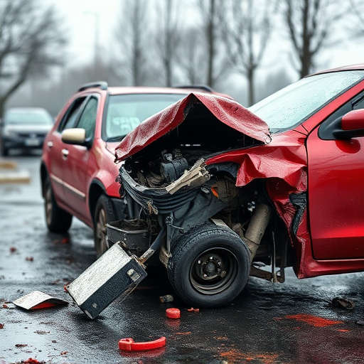 car crash damage