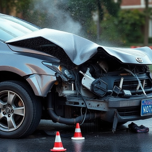 car crash damage