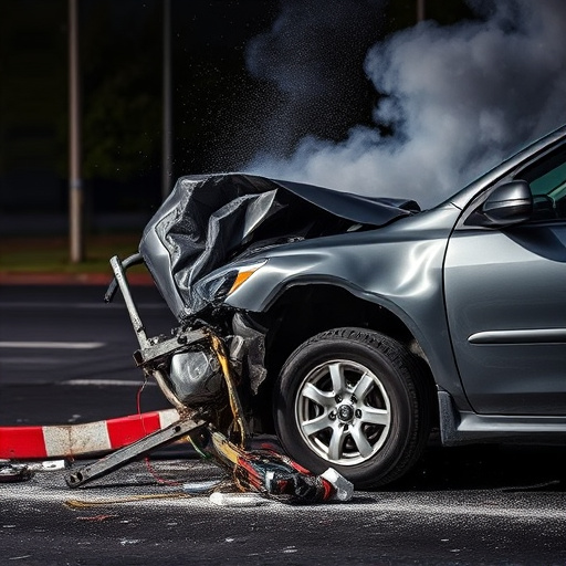 car crash damage