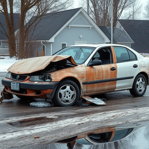 car crash damage