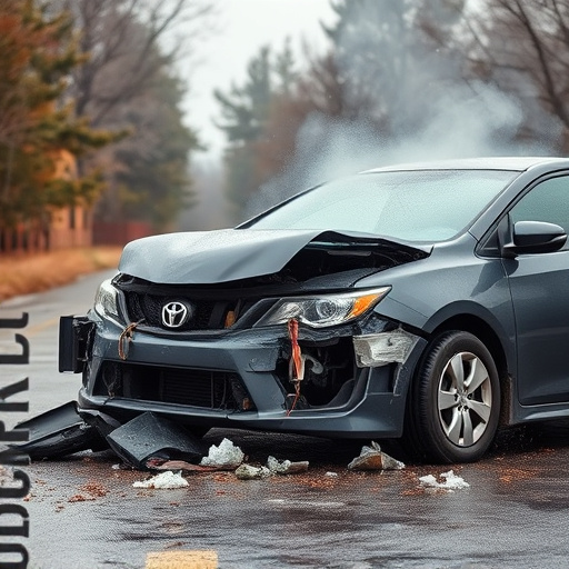 car crash damage