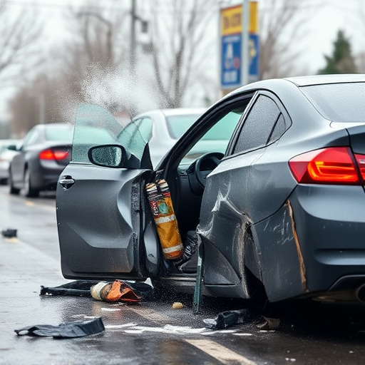 car crash damage