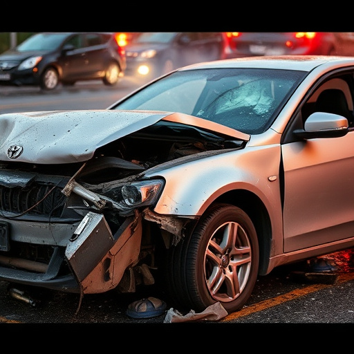 car crash damage