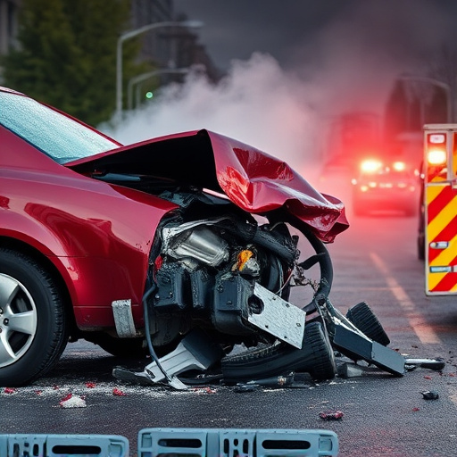 car crash damage