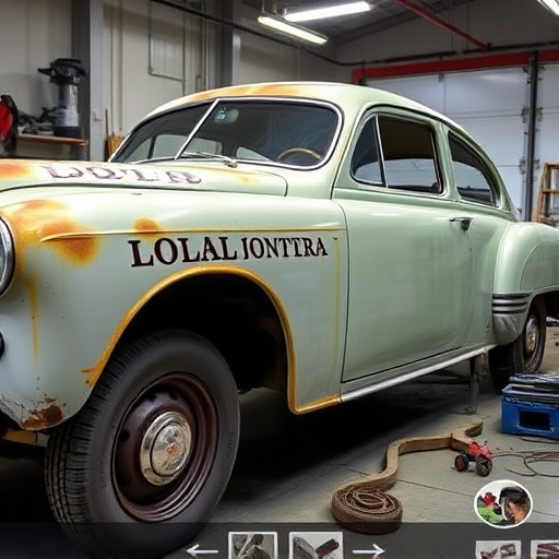 vehicle restoration process