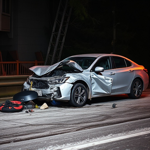 car crash damage