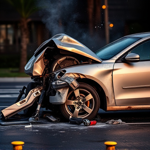 car crash damage