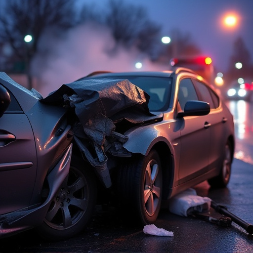car crash damage