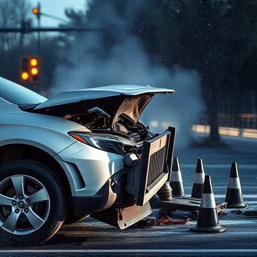 car crash damage