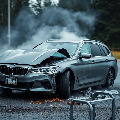 car crash damage
