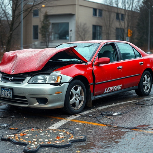 car crash damage