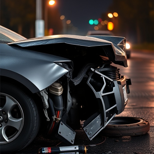 car crash damage