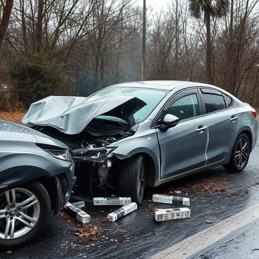 car crash damage