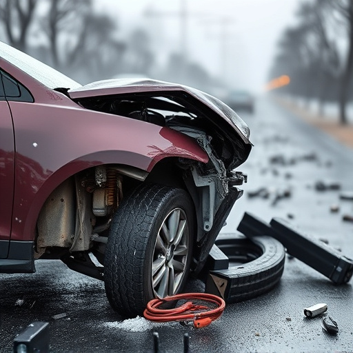 car crash damage