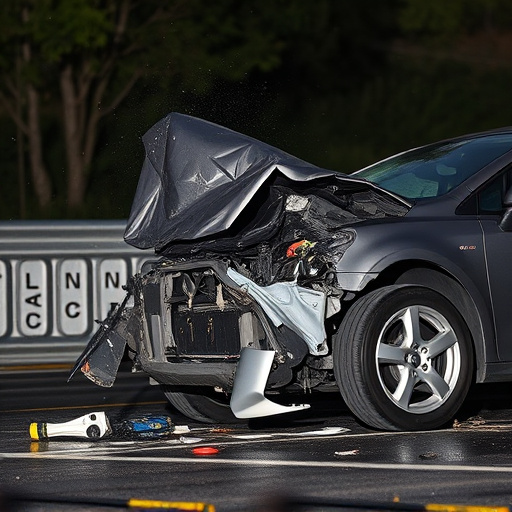 car crash damage