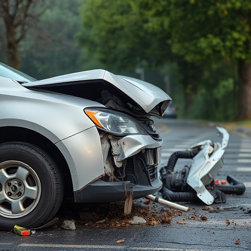 car crash damage