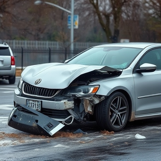 car crash damage