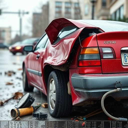 car crash damage