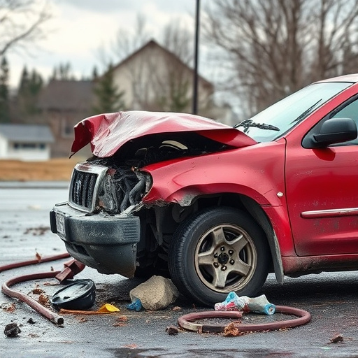 car crash damage