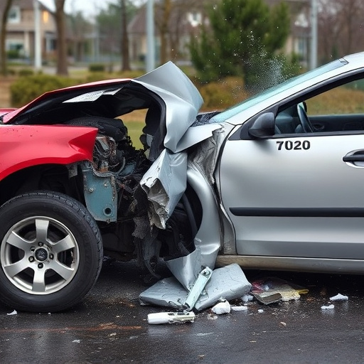 car crash damage