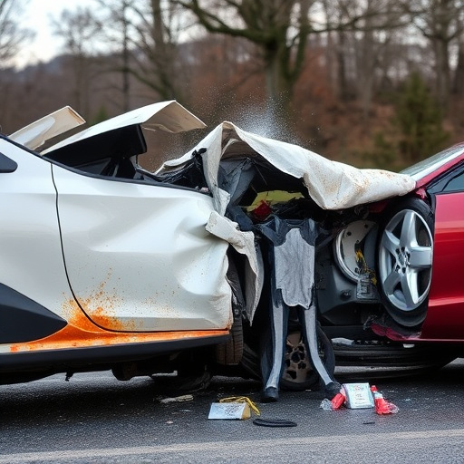 car crash damage