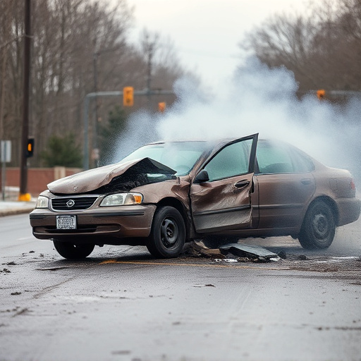 car crash damage