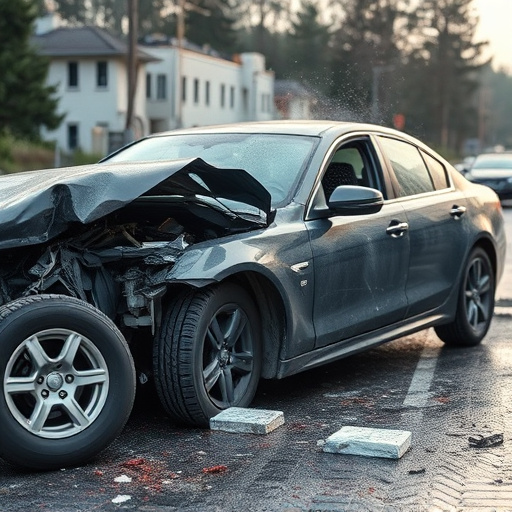 car crash damage