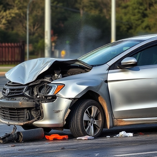 car crash damage