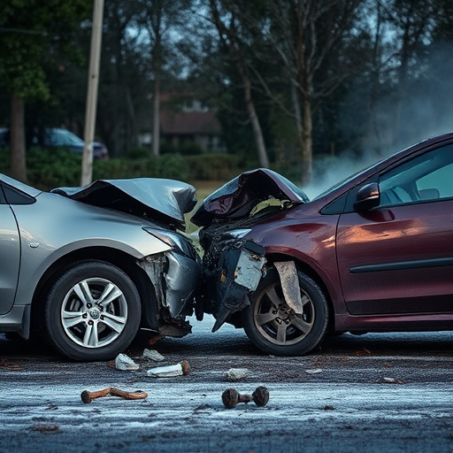 car crash damage