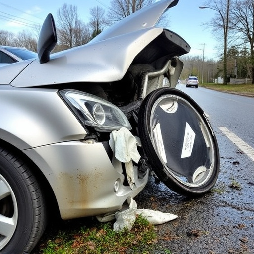 car crash damage