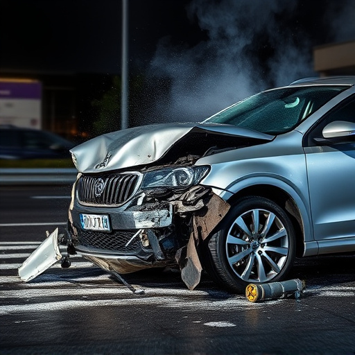 car crash damage