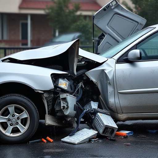 car crash damage