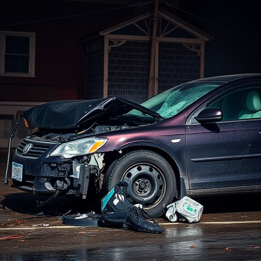 car crash damage