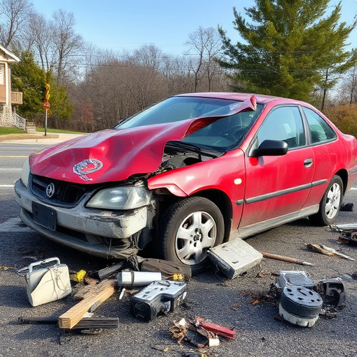 car crash damage