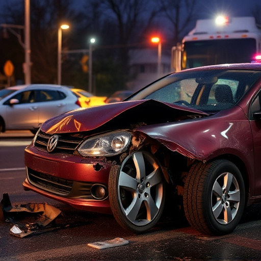 car crash damage