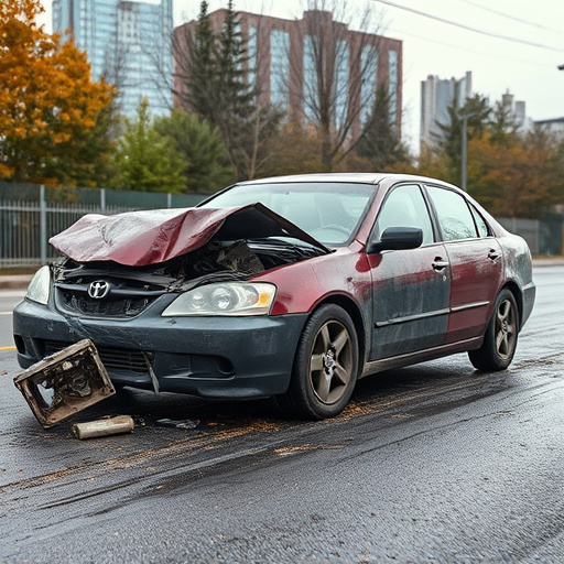 car crash damage