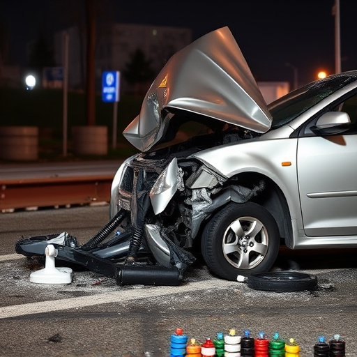 car crash damage