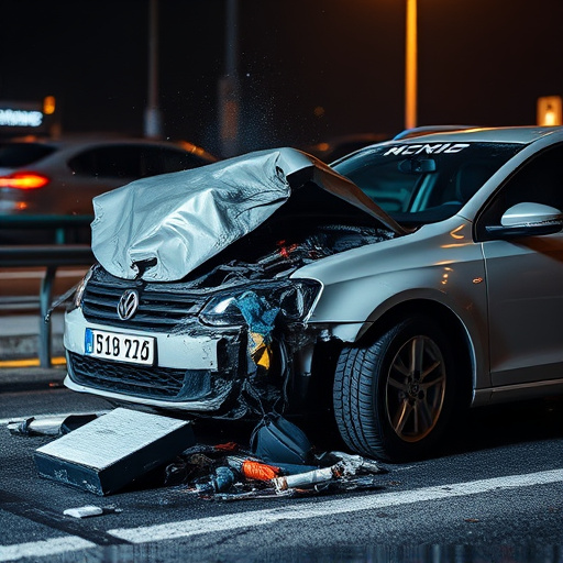 car crash damage