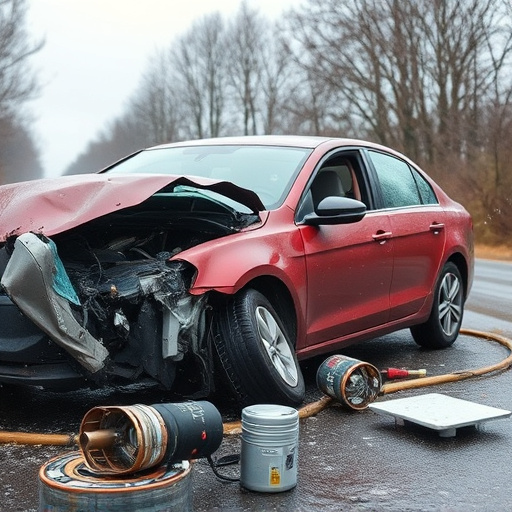 car crash damage