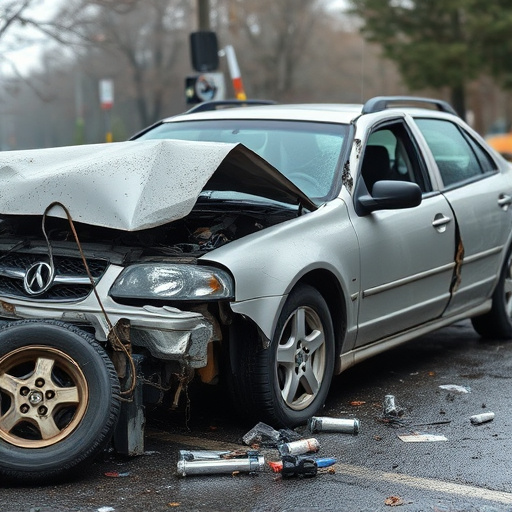 car crash damage