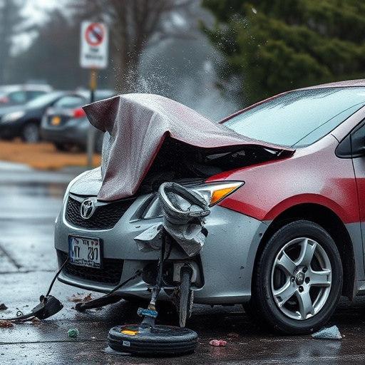 car crash damage