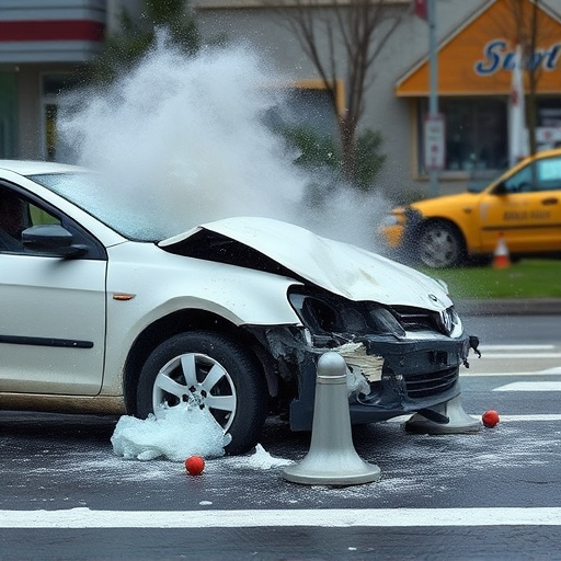 car crash damage