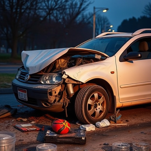 car crash damage