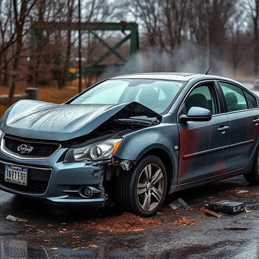 car crash damage
