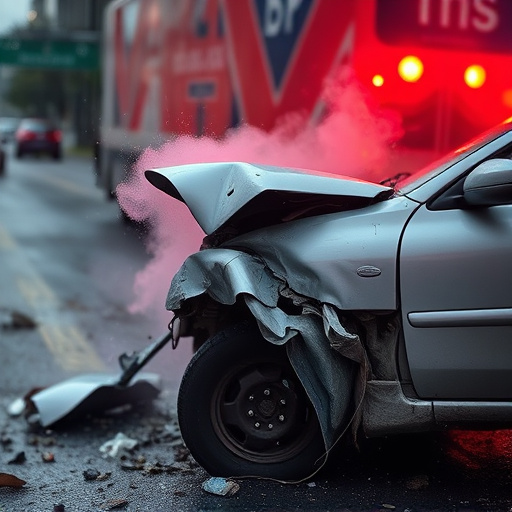 car crash damage