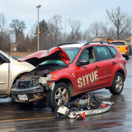 car crash damage
