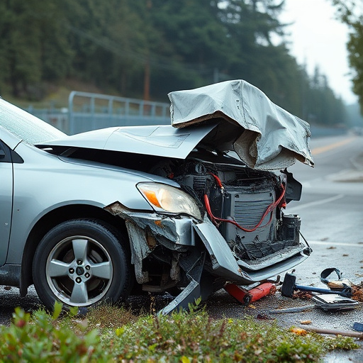car crash damage