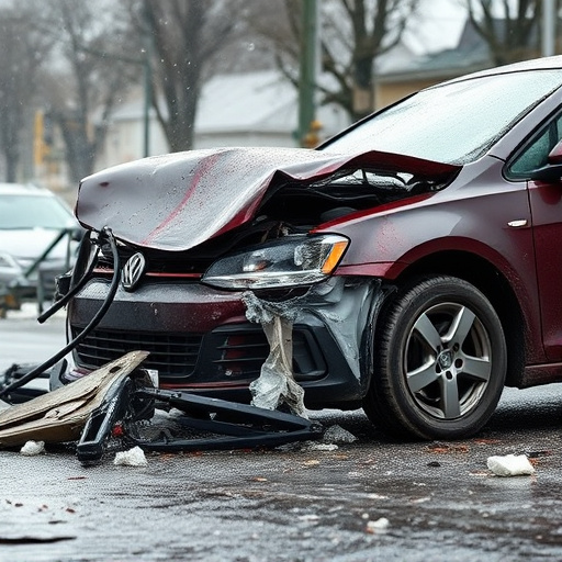 car crash damage