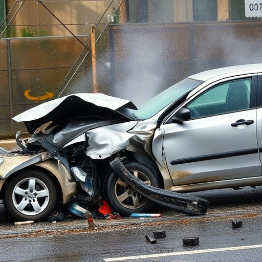 car crash damage