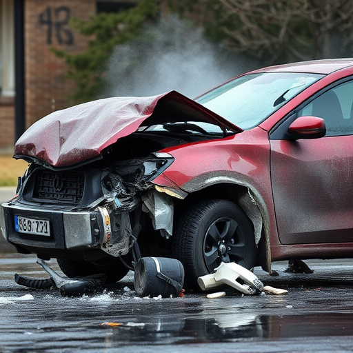 car crash damage